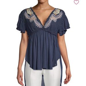 NWT Free People Fiesta Nueva Tunic top sz S
